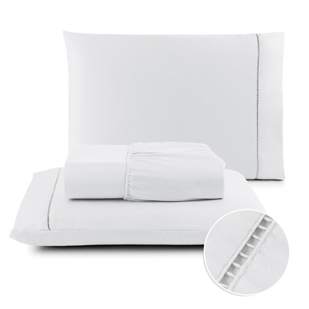 Jogo de Cama 3 peças Micropercal 400 Fios