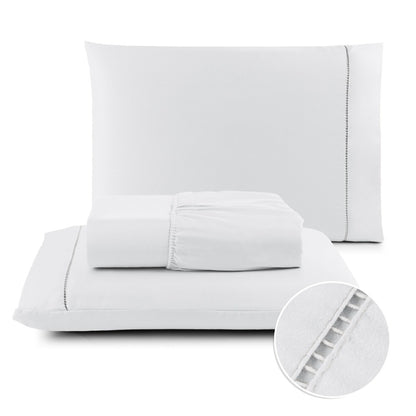 Jogo de Cama 3 peças Micropercal 400 Fios