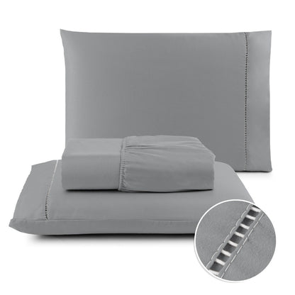 Jogo de Cama 3 peças Micropercal 400 Fios
